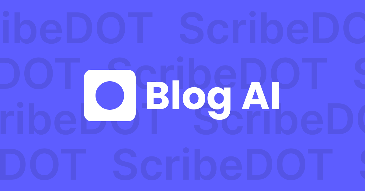 Boost Your Website with AI Blog Articles: Complete Guide with ScribeDOT